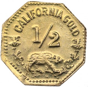 USA 1/2 dollar 1852 california gold