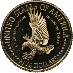 USA 5 dollars 1986