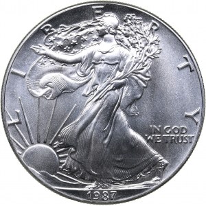 USA 1 dollar 1987
