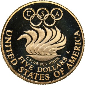 USA 5 dollars 1988 Seoul Olympics