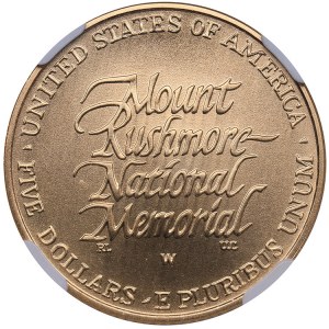 USA 5 dollars 1991 W NGC MS 70