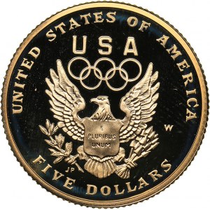 USA 5 dollars 1992 Barceona Olympics