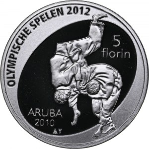 Aruba 5 florin 2010  - Olympics