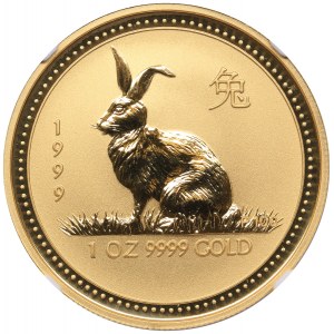 Australia 100 dollars 1999 Year of the Rabbit NCC MS 69