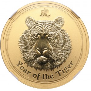 Australia 100 dollars 2010 P Year of the Tiger NCC MS 67