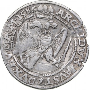 Austria - Holy Roman Empire 1/4 taler 1586 - Rudolf II (1576-1612)