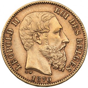 Belgia 20 francs 1870