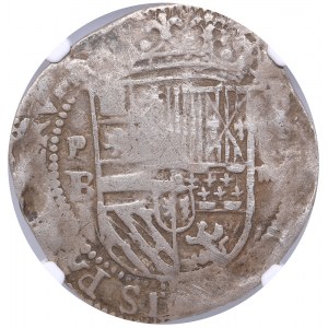Bolivia P B 4 reales ND (1574-1586) NGC VF 20