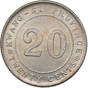 China - Kwang-Si  20 cents 1924