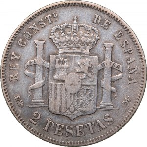 Spain 2 pesetas 1879