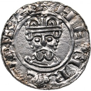 Netherlands - Groningen pfennig bishop Wilhelm and king Heinrich III (1054-1076)