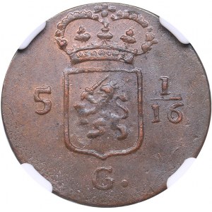 Netherlands East Indies - Batavian Republic Duit 1808 NGC MS 63 BN