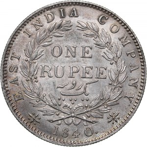 India - British India 1 rupee 1840
