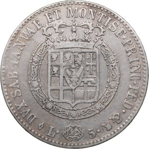 Italy - Sardinia 5 lire 1817