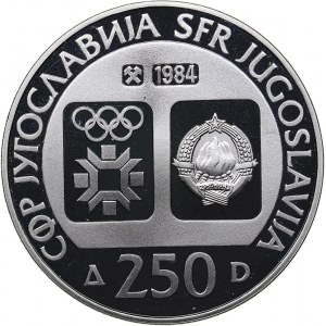 Yugoslavia 250 dinar 1984 - Olympics Sarajevo 1984