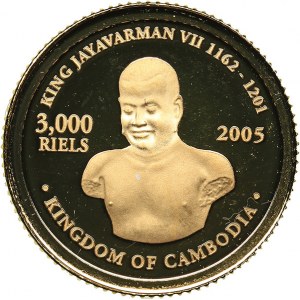 Cambodia 3000 riels 2005