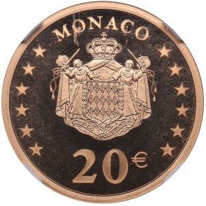 Monaco 20 euro 2002 NGC PF 69 ULTRA CAMEO