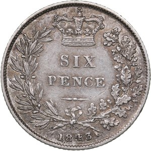 Great Britain 6 pence 1843