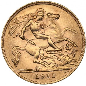 Great Britain Half Sovereign 1911