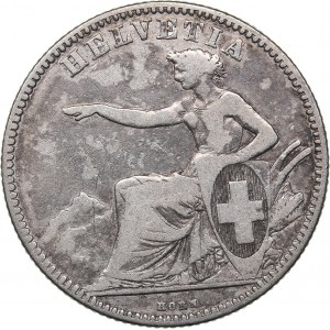 Switzerland 2 francs 1860