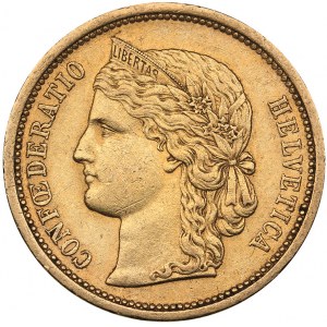 Switzerland 20 francs 1883