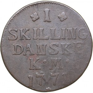 Denmark 1 skilling 1771