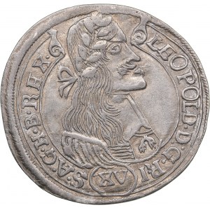 Hungary 15 kreuzer 1677/6
