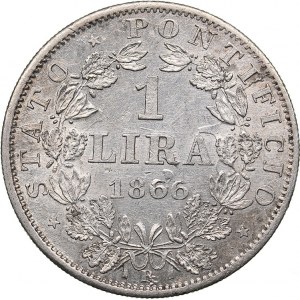 Vatican 1 lira 1866