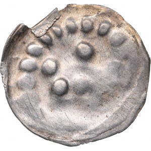 Reval pfennig (crown bracteate) Anonymous (1265-1332)