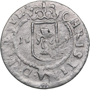 Reval 1 öre 1649 - Kristina (1632-1654)