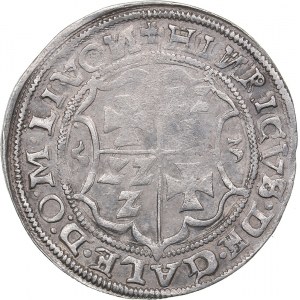 Riga 1/2 mark 1553 - Wilhelm Markgraf von Brandenburg & Heinrich von Galen (1551-1556)