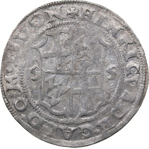 Riga 1/2 mark 1555 - Wilhelm Markgraf von Brandenburg & Heinrich von Galen (1551-1556)