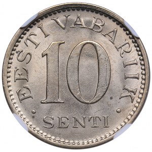 Estonia 10 senti 1931 NGC MS 66