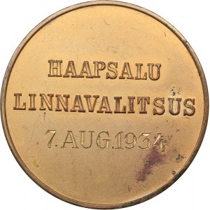 Estonia medal II Industry and home craft exhibition in Haapsalu 7.08.1934