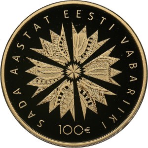 Estonia 100 euro 2018 - 100 years to the Republic of Estonia