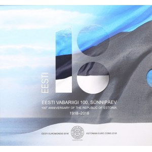 Estonia euro coins set 2018 100th Anniversary of The Republic of Estonia