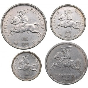 Lithuania 5, 2, 1 litas 1925-1936 (4)