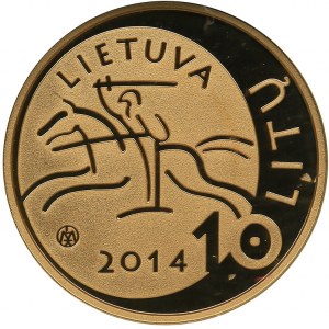 Lithuania 10 litas 2014