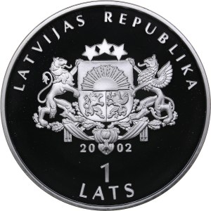 Latvia 1 lats 2002 - Olympics