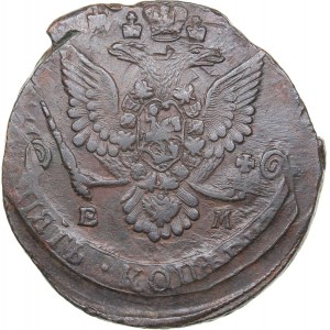 Russia 5 kopecks 1784 ЕМ