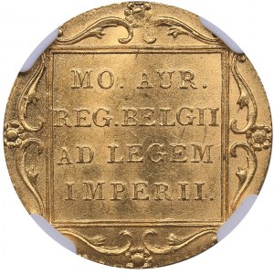 Russia Ducat 1834 - Russian imitation of Netherlands gold ducat NGC MS 63