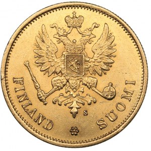 Russia - Grand Duchy of Finland 10 markkaa 1878 S