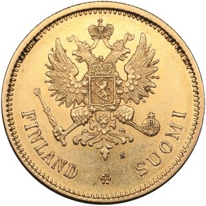 Russia - Grand Duchy of Finland 20 markkaa 1878 S