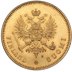 Russia - Grand Duchy of Finland 20 markkaa 1879 S