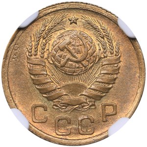 Russia - USSR 1 kopeck 1937 NGC MS 64