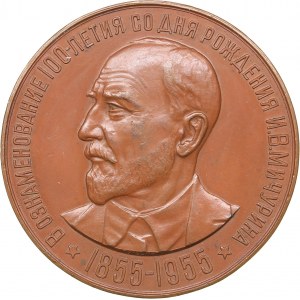 Russia - USSR medal of the 100th anniversary of the birth of I.V. Michurin 1955