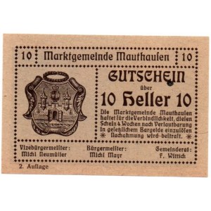Austria 10 heller 1918