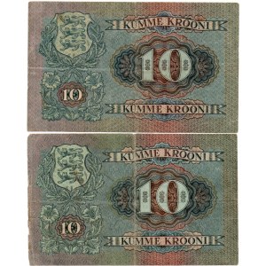 Estonia 10 krooni 1928, 1937 (2)