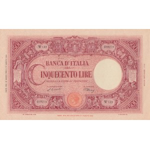 Italy 500 lire 1943