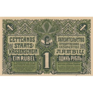 Latvia 1 rouble 1919 E